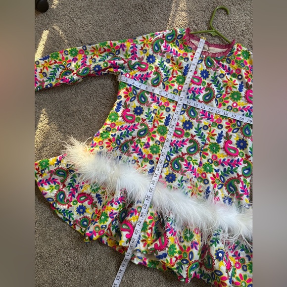 Vintage Long Sleeve Mirrored Mini Dress - Picture 16 of 17